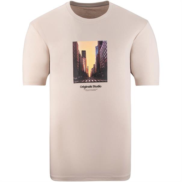 JACK & JONES T-Shirt beige