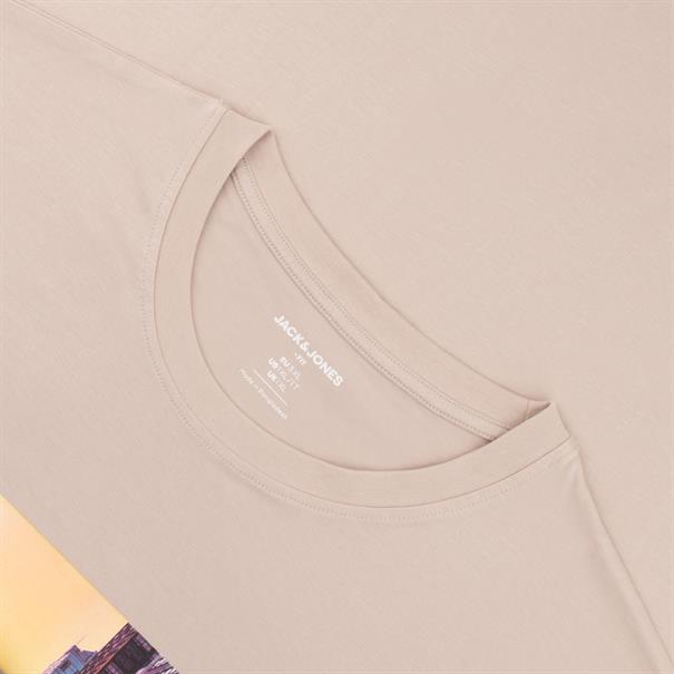 JACK & JONES T-Shirt beige