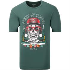 JACK & JONES T-Shirt dunkelgrün