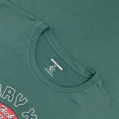 JACK & JONES T-Shirt dunkelgrün