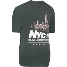 JACK & JONES T-Shirt dunkelgrün
