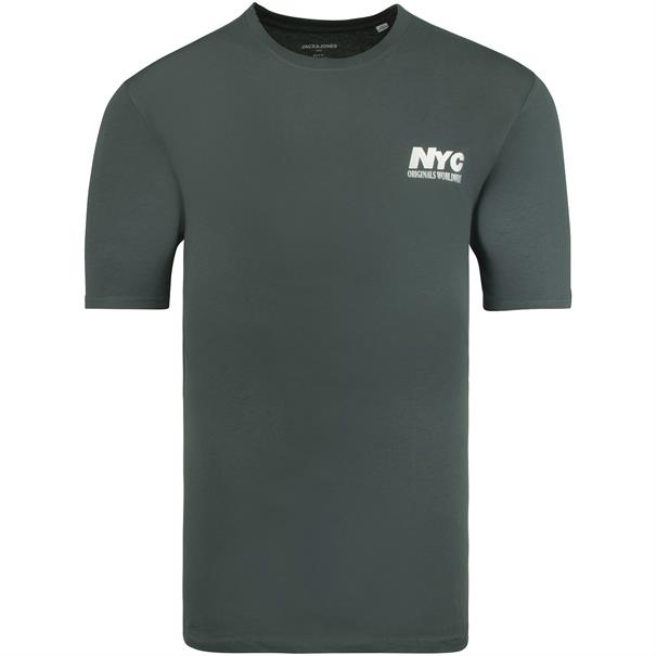 JACK & JONES T-Shirt dunkelgrün