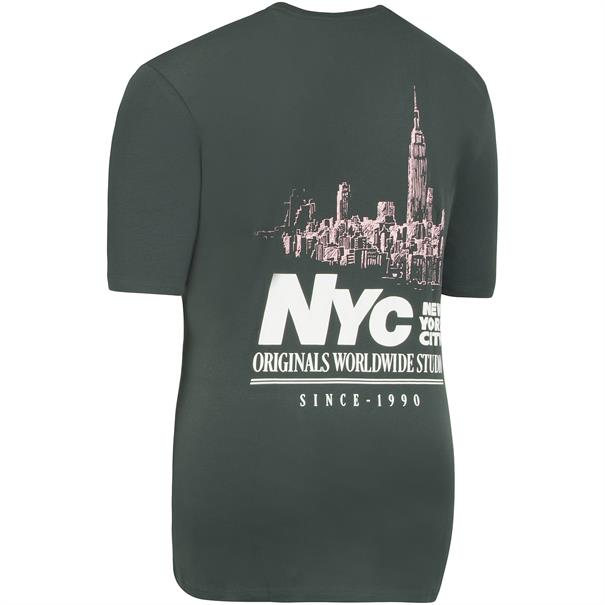 JACK & JONES T-Shirt dunkelgrün