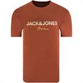 JACK & JONES T-Shirt rostbraun