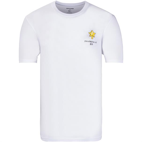 JACK & JONES T-Shirt "Weihnachten" weiß