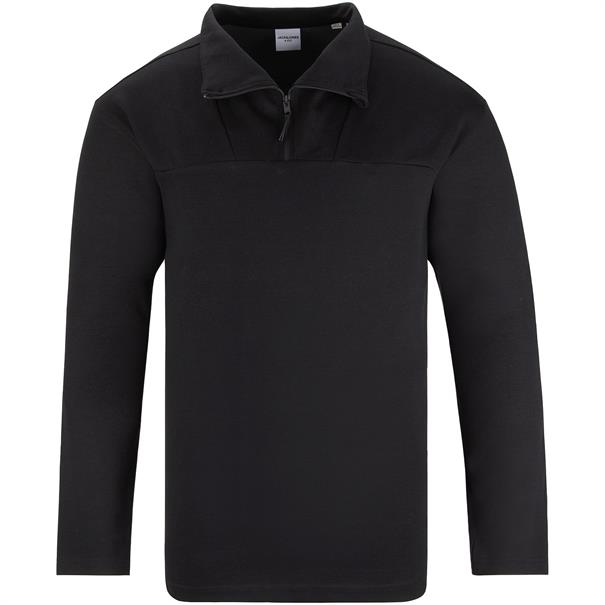 JACK & JONES Troyer-Sweatshirt schwarz