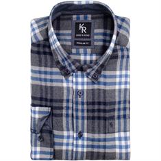 KINGS ROAD Freizeithemd blau