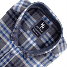 KINGS ROAD Freizeithemd blau