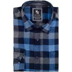 KINGS ROAD Freizeithemd blau