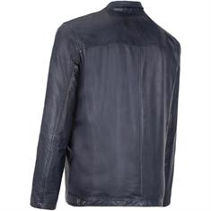 MADDOX Lederjacke blau