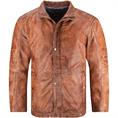 MADDOX Lederjacke cognac