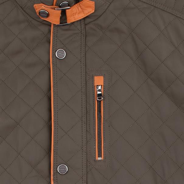 MADDOX Lederjacke cognac