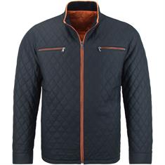 MADDOX-Lederjacke dunkelblau