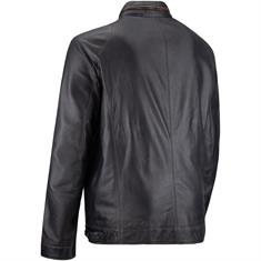 MADDOX Lederjacke marine