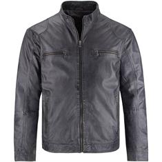 MADDOX Lederjacke schwarz