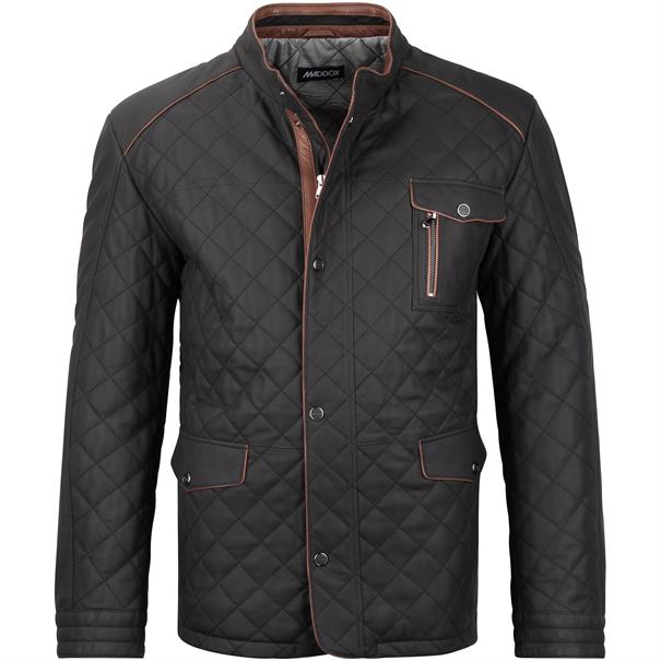 MADDOX Lederjacke schwarz