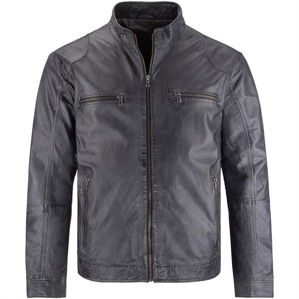 MADDOX Lederjacke schwarz