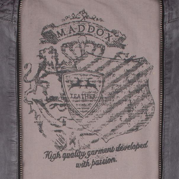 MADDOX Lederjacke schwarz