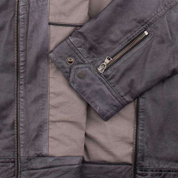 MADDOX Lederjacke schwarz
