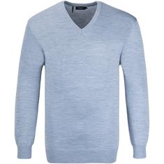 MAERZ V-Pullover ab Gr. 62 hellblau-meliert
