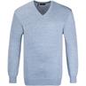 MAERZ V-Pullover ab Gr. 62 hellblau-meliert