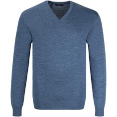 MAERZ V-Pullover Gr. 58 - 60 jeansblau-meliert