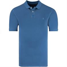 MARC O'POLO halbarm Poloshirt mittelblau
