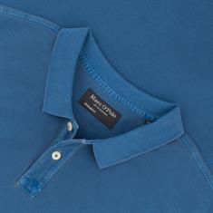 MARC O'POLO halbarm Poloshirt mittelblau