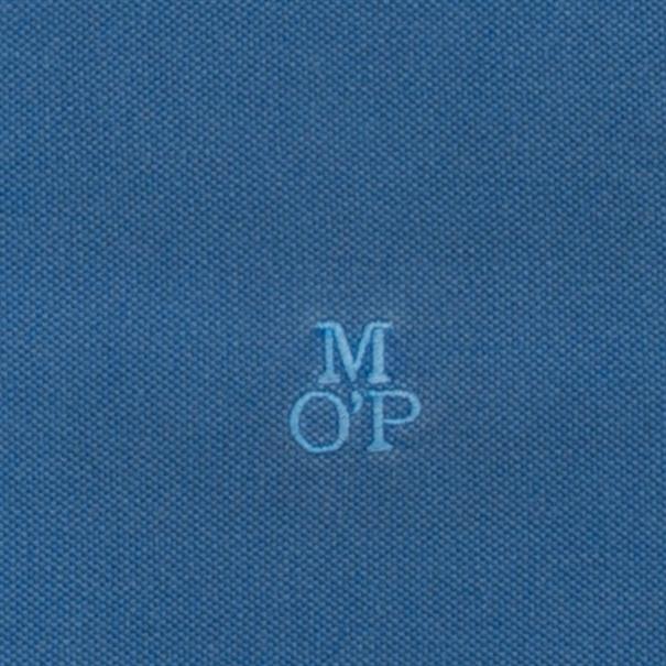 MARC O'POLO halbarm Poloshirt mittelblau