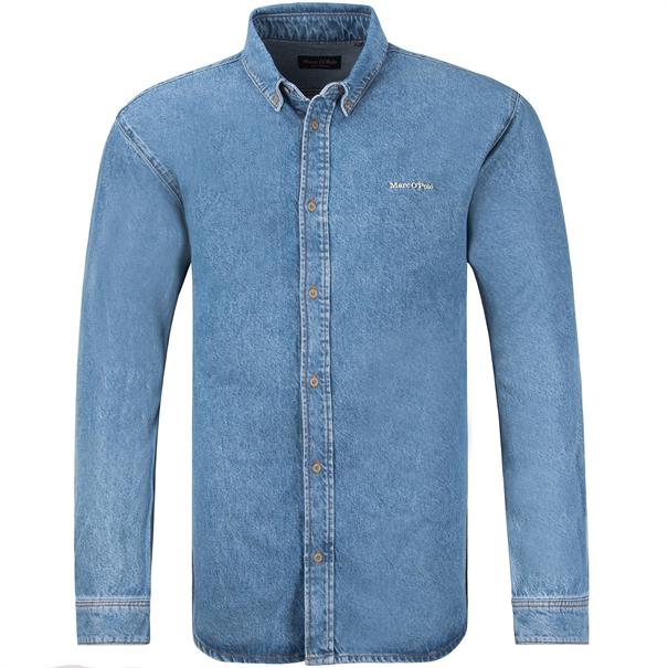 MARC O'POLO Jeanshemd blau