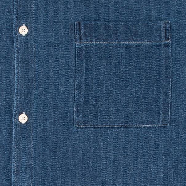 MARC O'POLO Jeanshemd blau