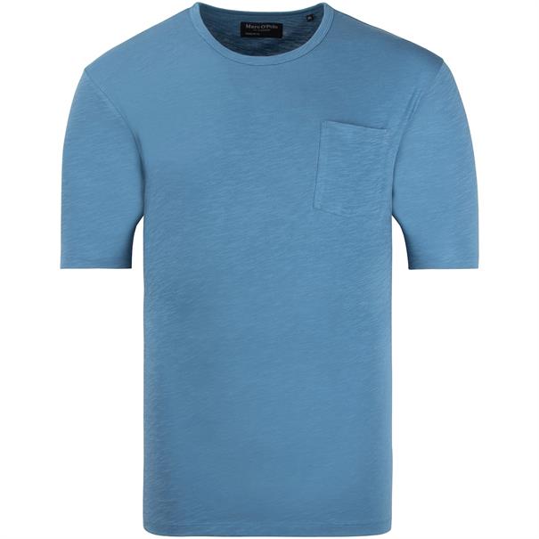 MARC O'POLO Jersey-T-Shirt blau