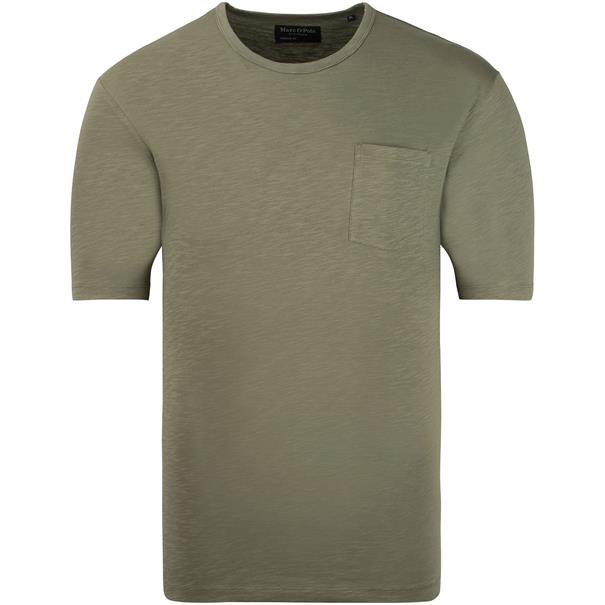 MARC O'POLO Jersey-T-Shirt oliv