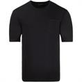 MARC O'POLO Jersey-T-Shirt schwarz