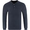 MARC O'POLO langarm Henley-T-Shirt marine