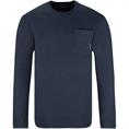 MARC O'POLO langarm T-Shirt marine