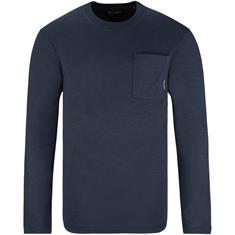 MARC O'POLO langarm T-Shirt marine