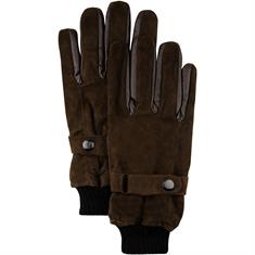 MARK SEVEN FASHION Lederhandschuhe dunkelbraun