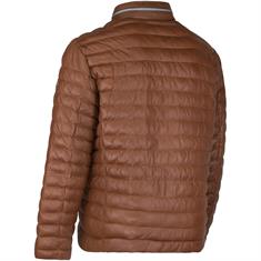 MILESTONE Lederjacke cognac