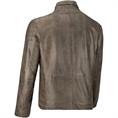 MILESTONE Lederjacke khaki