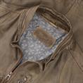 MILESTONE Lederjacke khaki