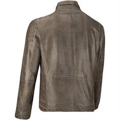MILESTONE Lederjacke khaki