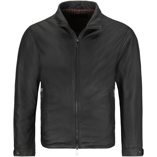 MILESTONE Lederjacke schwarz