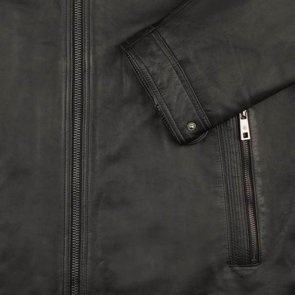 MILESTONE Lederjacke schwarz