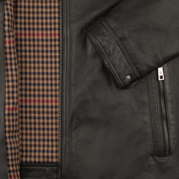 MILESTONE Lederjacke schwarz