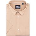 NORTH halbarm Freizeithemd beige