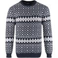 NORTH Norweger Pullover blau