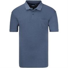 NORTH Poloshirt blau