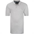 NORTH Poloshirt grau-meliert