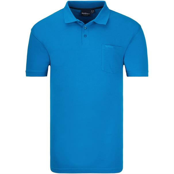 NORTH Poloshirt royal-blau